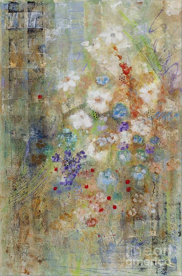 Garden of White Flowers Painting by Frances Marino