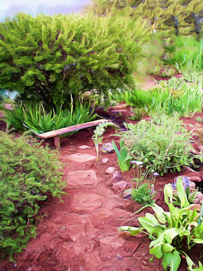 Garden Path Painting by Shelley Bain