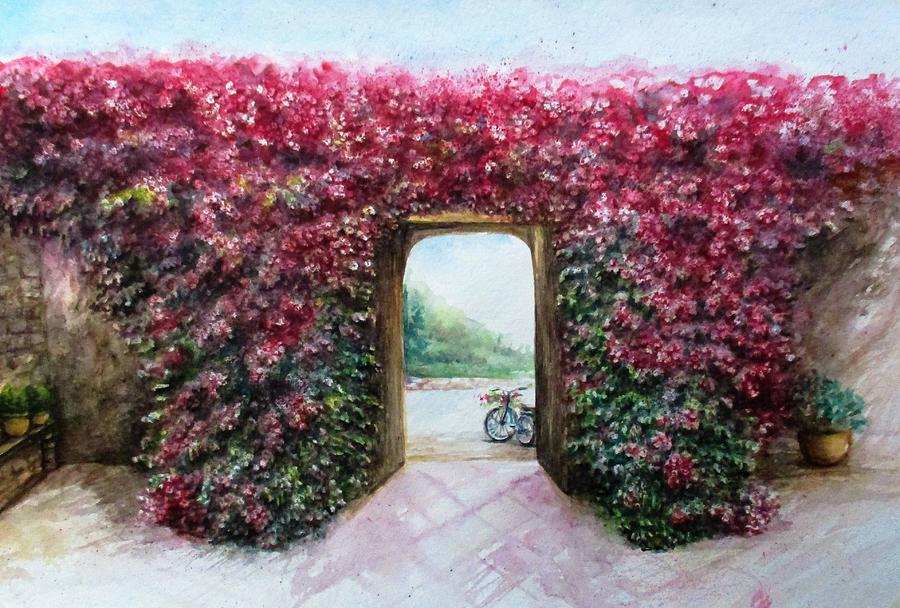 Garden Rose Painting