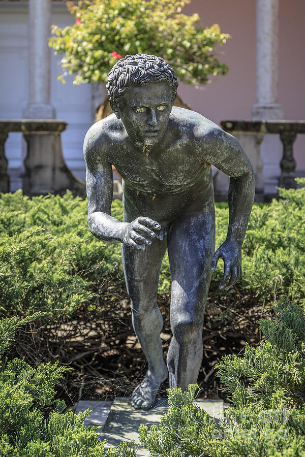 Florida Photograph - Garden Statue Ringling Museum  by Edward Fielding
