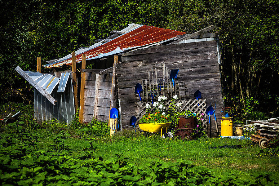 Garden Tool Shed Photograph by Garry Gay
