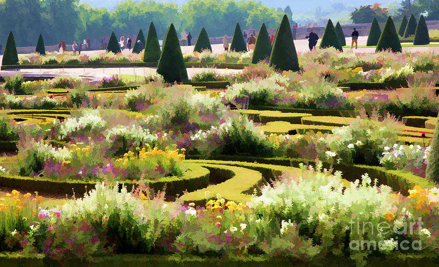 Garden Versailles I France  Photograph by Chuck Kuhn