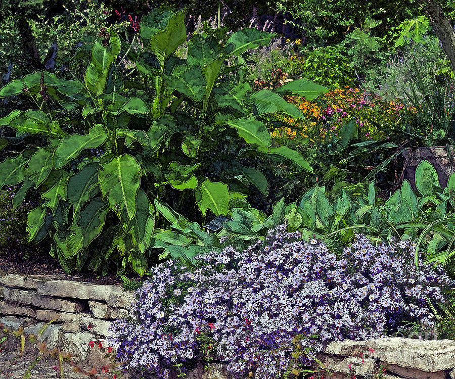 Garden Wall Photograph by Ken Frischkorn