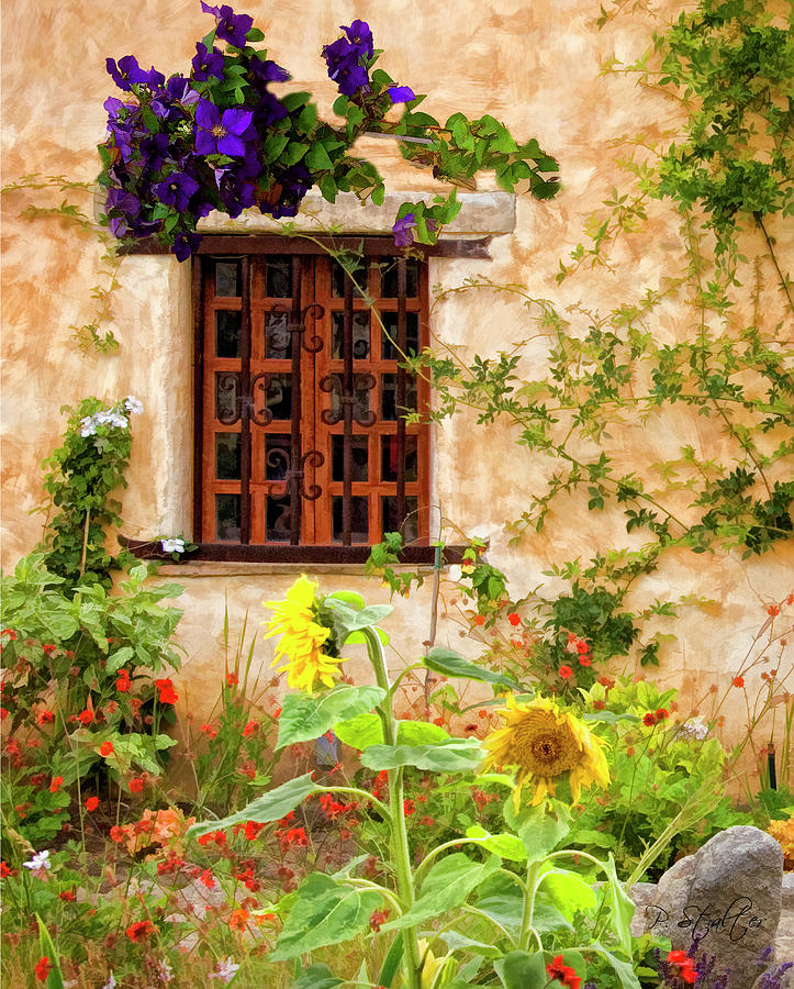Garden Window Digital Art by Patricia Stalter - Fine Art America