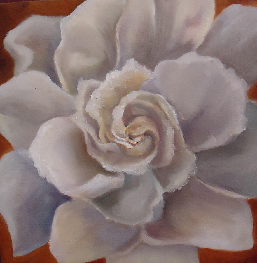 Gardenia  Bloom Painting by Charme Curtin