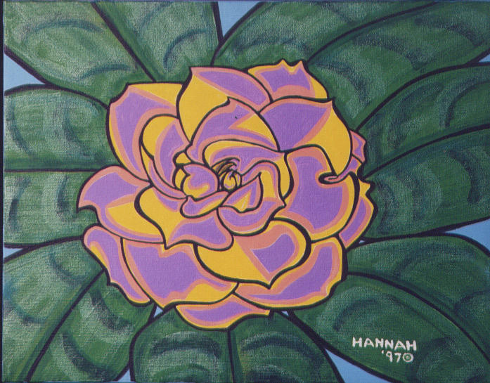 Unique Painting - Gardenia by Hannah Lasky