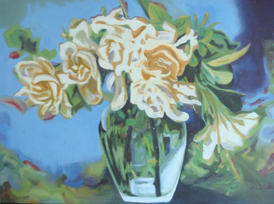 Gardenia Passion Painting by Susan Duda