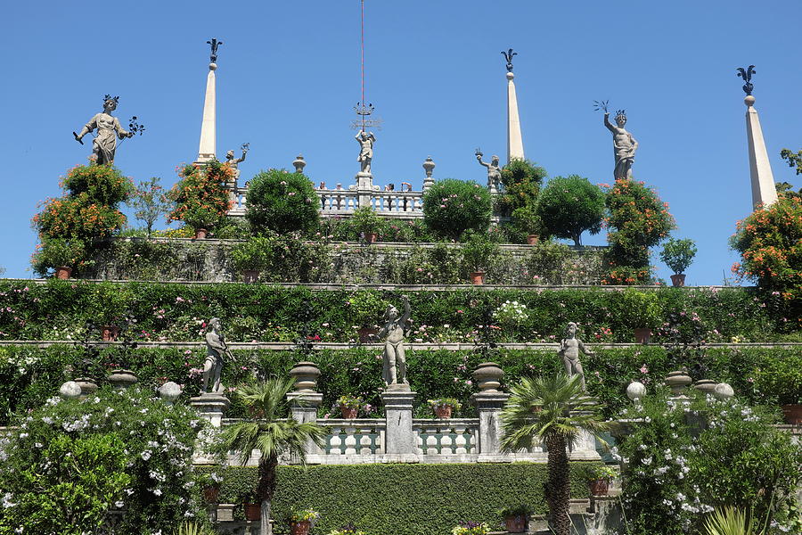 Gardens of Borromeo Palace on Isola Bella, Stresa Photograph by Luigi ...