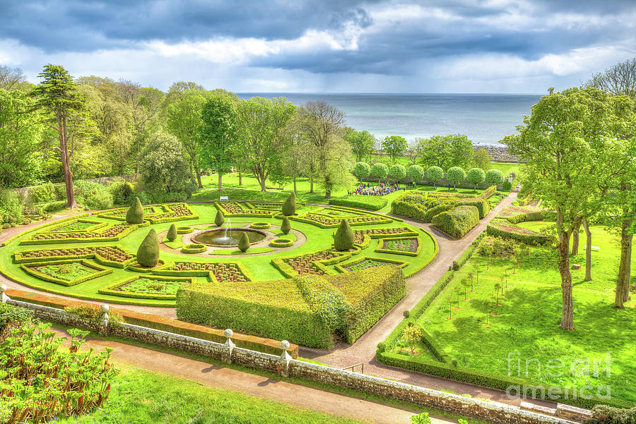Gardens of Dunrobin Castle Photograph by Benny Marty