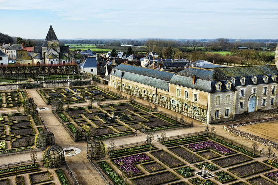 Gardens of the Chateau Vilandry Photograph by Hugh Smith