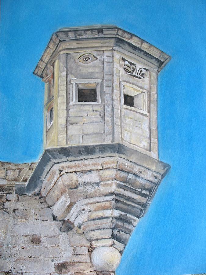Malta Painting - Gardjola by Lisa Cini Malta Painting - Gardjola by Lisa Cini