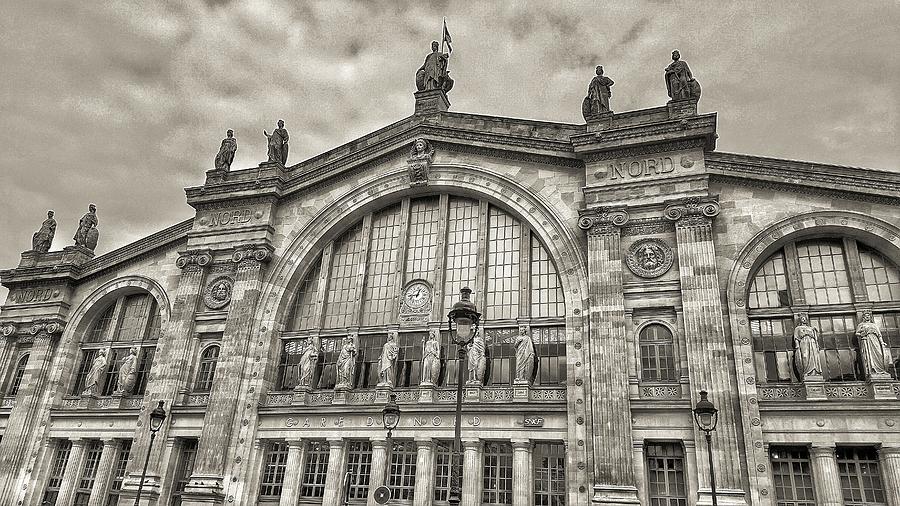 Gare du Nord Paris Photograph by Nadia Seme
