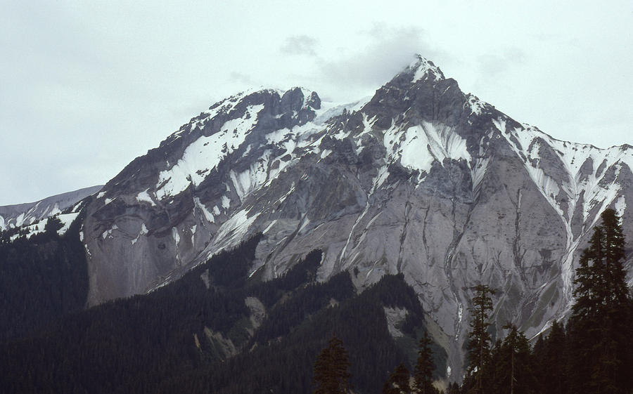 Garibaldi Mountain On An Overcast Day Photograph by Lyle Crump