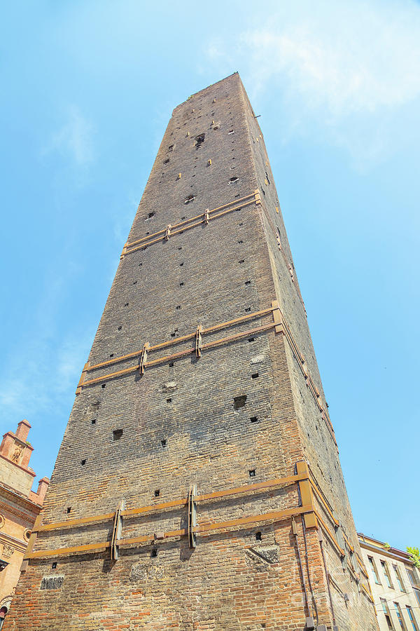 Garisenda tower Bologna Photograph by Benny Marty