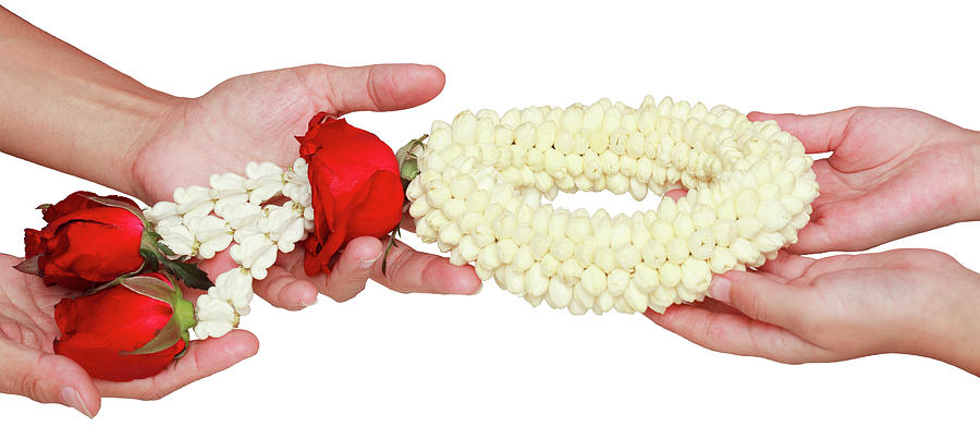 Garland Isolated On Hand Photograph by Anek Suwannaphoom