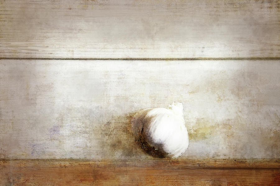 Garlic Still Life Digital Art by Terry Davis