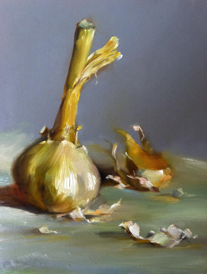 Garlic Painting by Tricia Cherrington Ratliff | Fine Art America