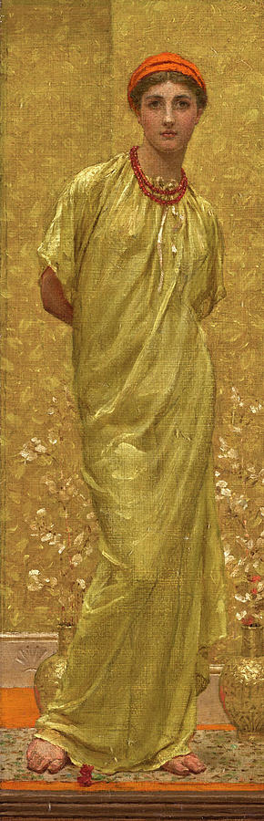 Garnets Painting by Albert Joseph Moore