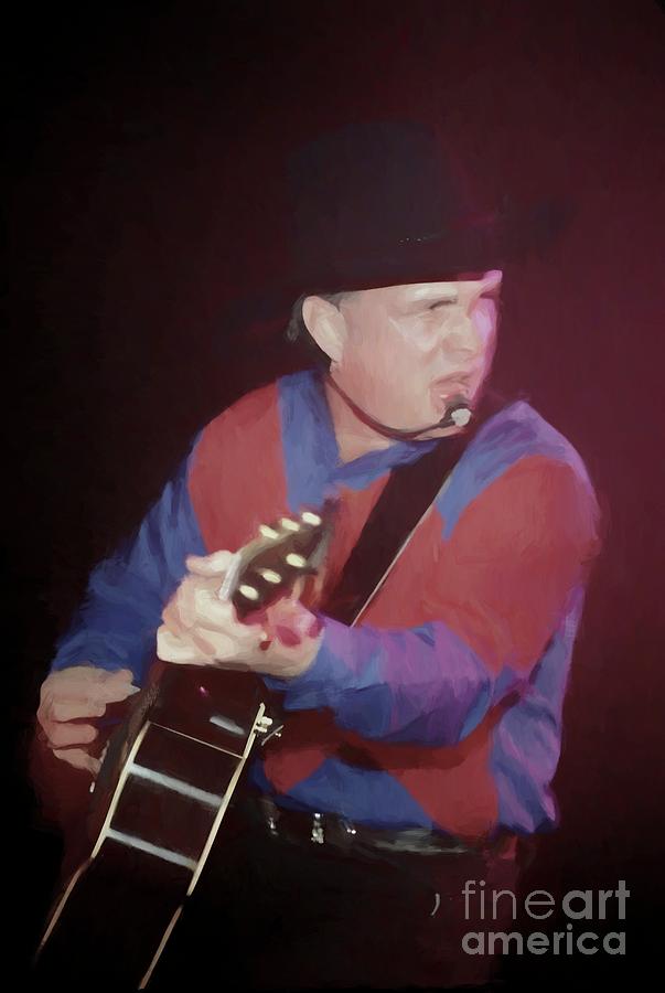 Garth Brooks Photograph - Garth Brooks Oil Painting Enlargements by Concert Photos