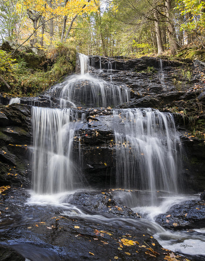 Waterfall Photograph - Garwin Falls, Wilton, NH by Betty Denise