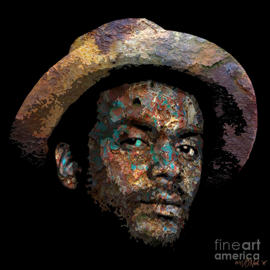 Portrait Digital Art - Gary Clark, Jr. No. 2 by Walter Neal