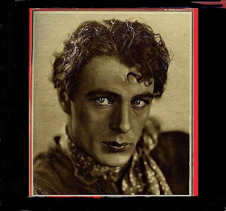 Gary Cooper Publicity Photo C.1929 #2 Collage Color Added Photograph by David Lee Guss