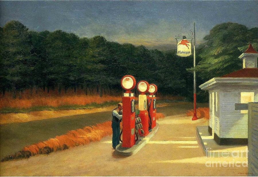Gas  Hopper Painting