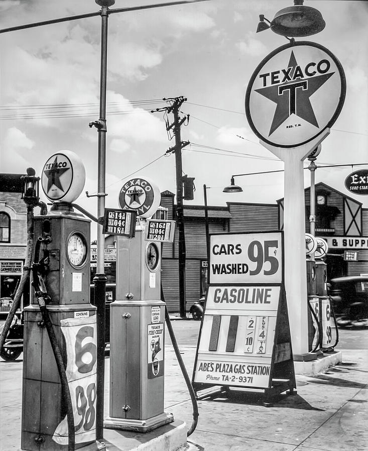 Gasoline 11 Cents Car Wash 95 Cents  Photograph by Gene Parks