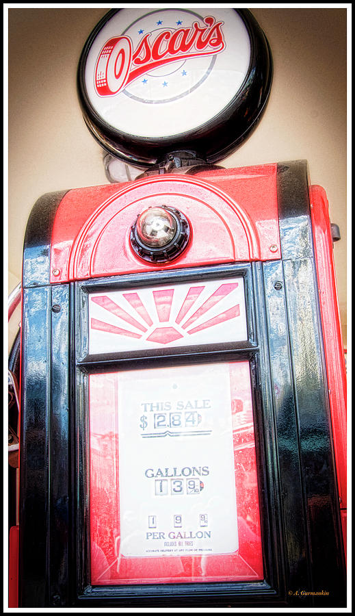 Gasoline Pump, Nineteen-Nine Per Gallon Photograph by A Macarthur Gurmankin