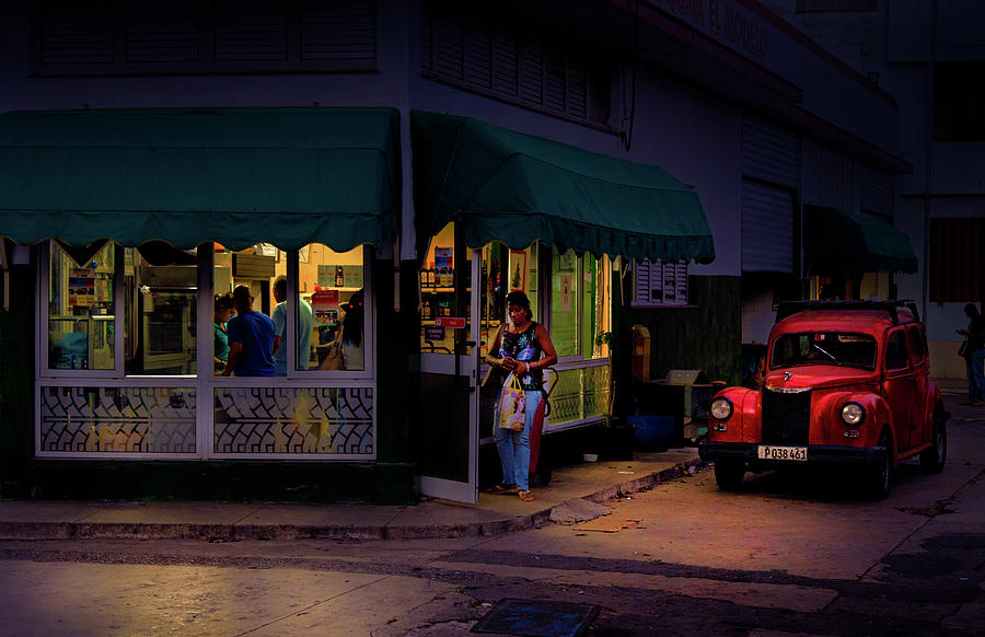 Gasolinera Linea y Calle E Havana Cuba Photograph by Charles Harden
