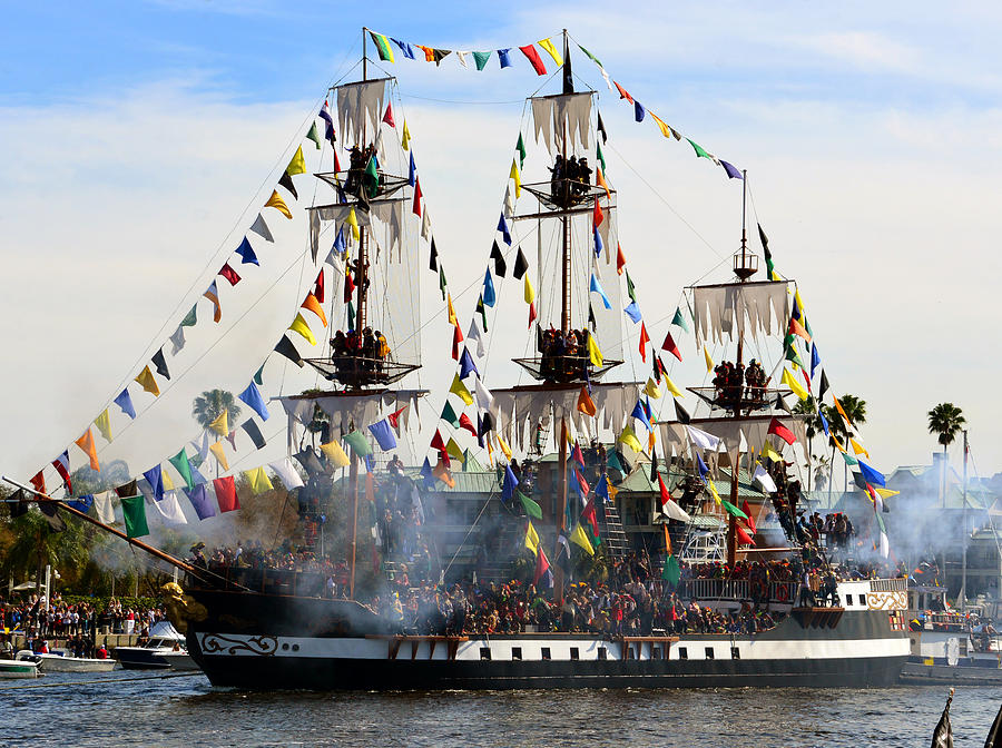 Gasparilla the great invasion Photograph by David Lee Thompson