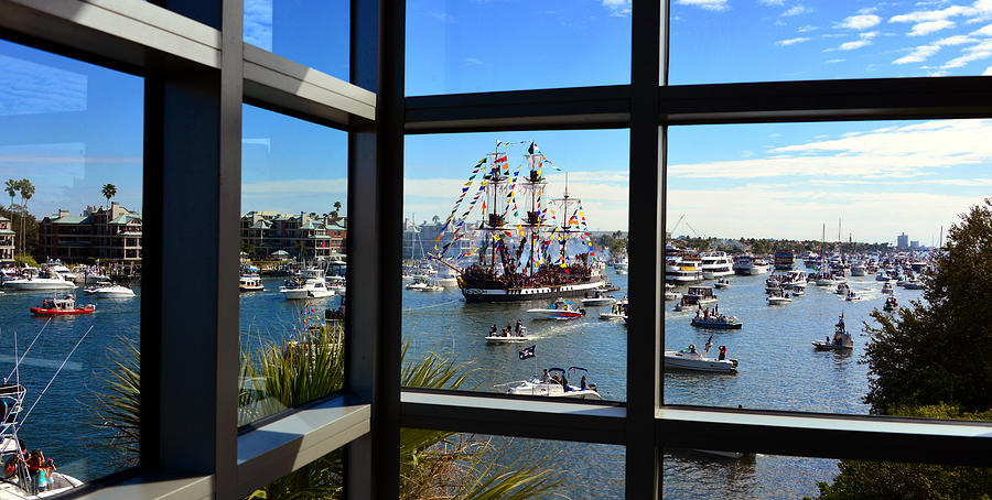 Gasparilla through the looking glass Photograph by David Lee Thompson