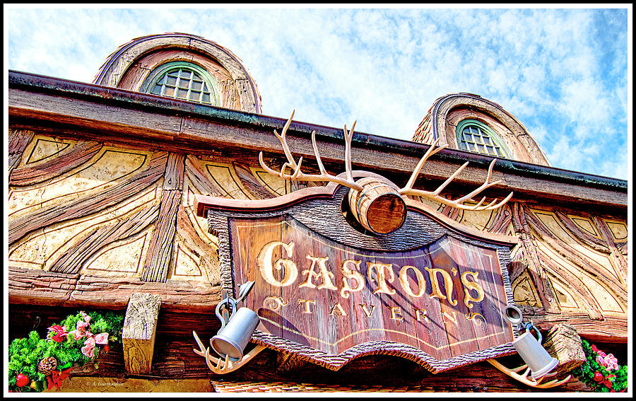Gastons Tavern, Magic Kingdom, Walt Disney World Photograph by A Macarthur Gurmankin