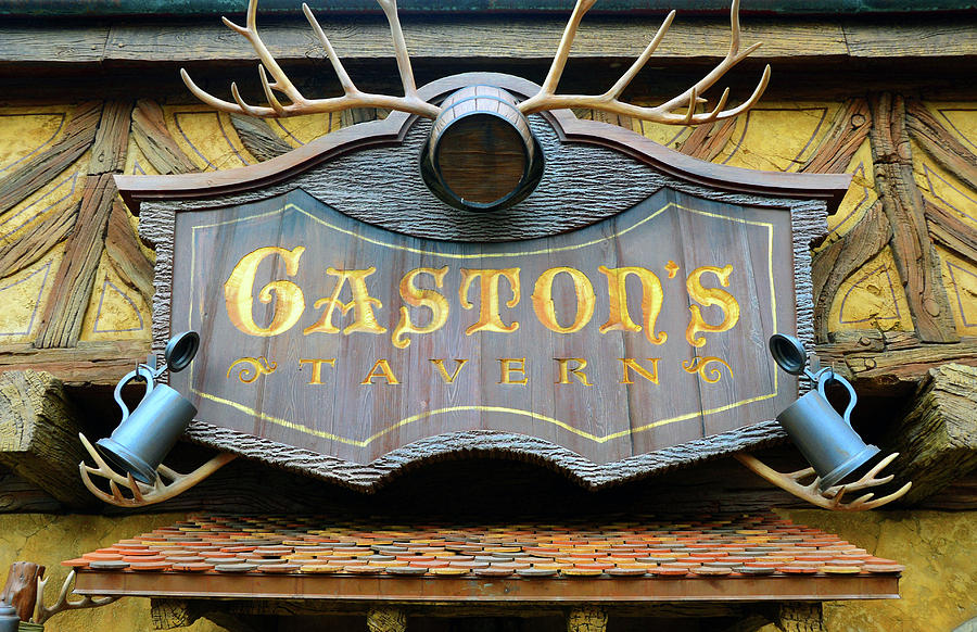 Gastons Tavern sign 2014 Photograph by David Lee Thompson