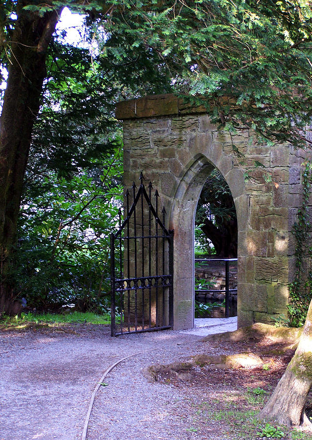 Gate at Cong Abbey Cong Ireland Photograph by Teresa Mucha