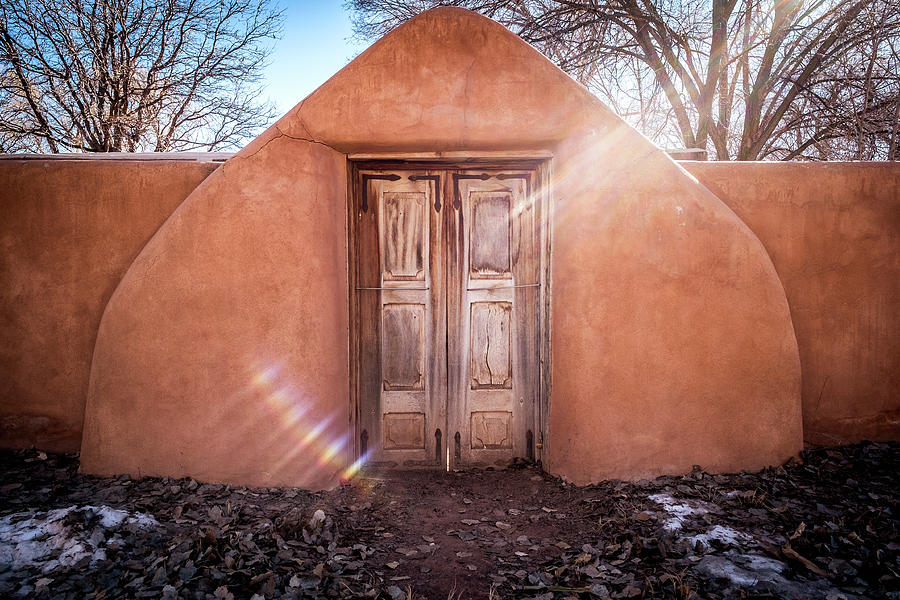 Gate at Galisteo Photograph by Mary Lee Dereske
