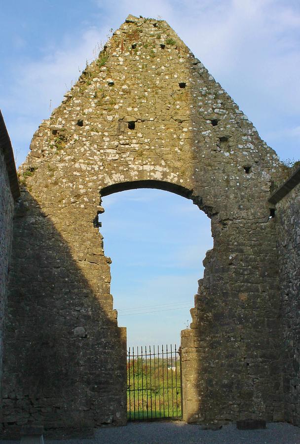 Gate Clare Abbey Ireland Photograph