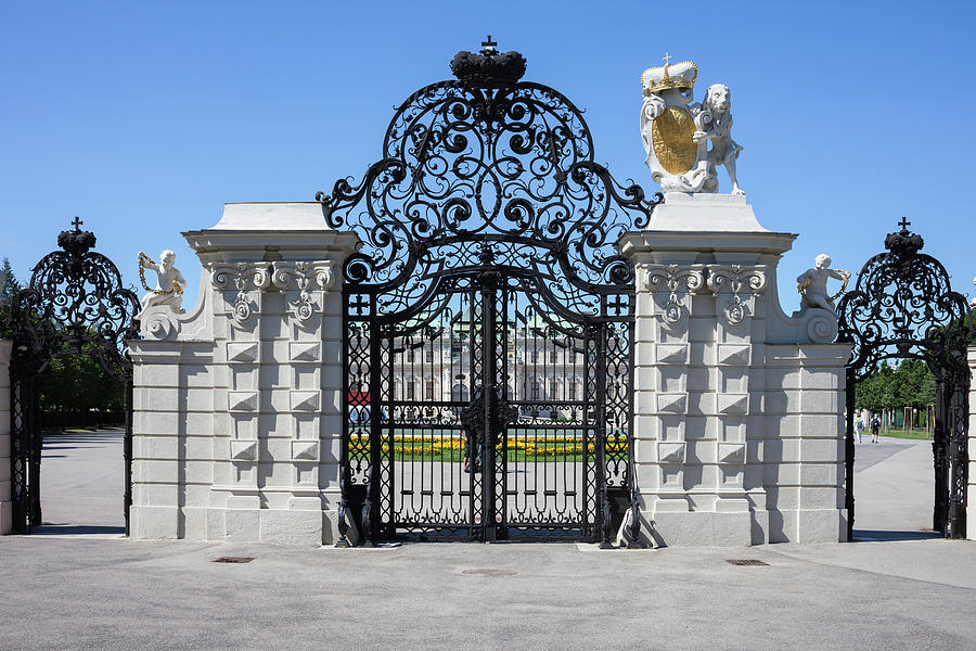 Gate of Belvedere in Vienna Photograph by Artur Bogacki