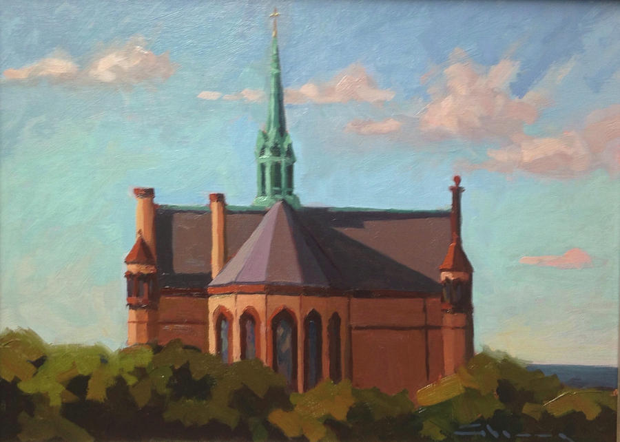 South Boston Painting - Gate of Heaven by Tommy Cherry