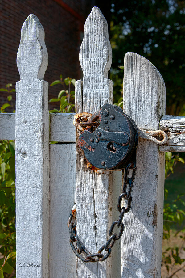 Gate Photograph - Gate Secured by Christopher Holmes