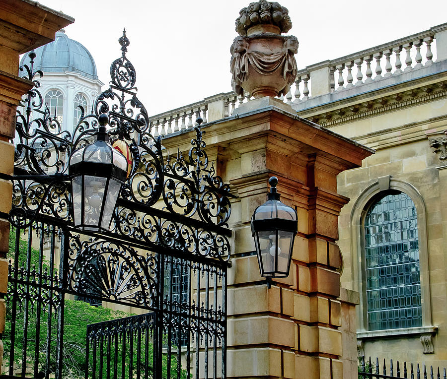 Gate to Clare College. Cambridge. Photograph by Elena Perelman
