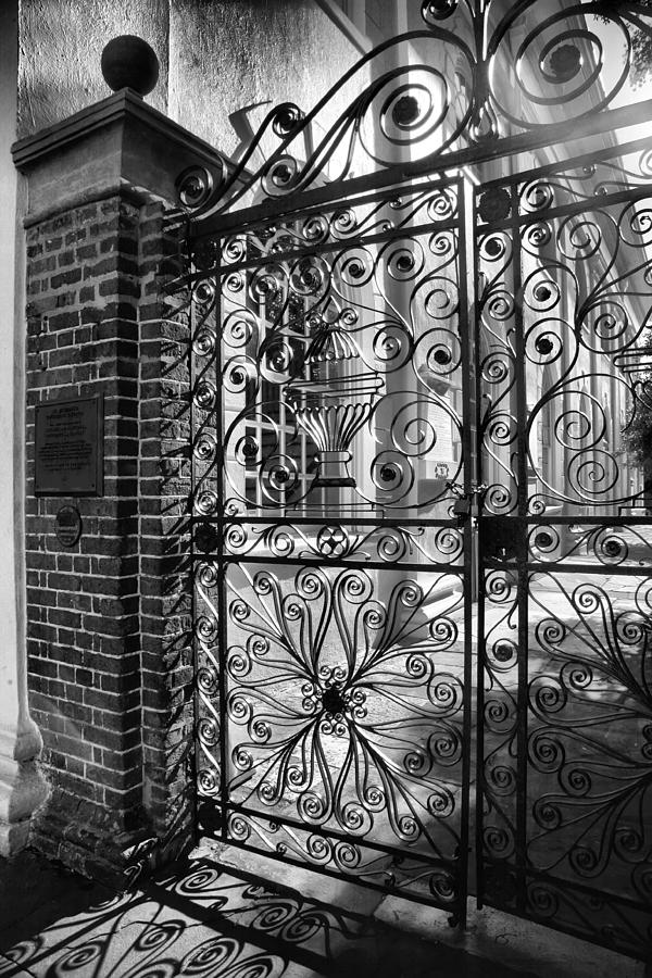 Architecture Photograph - Gate To St. Michaels by Steven Ainsworth