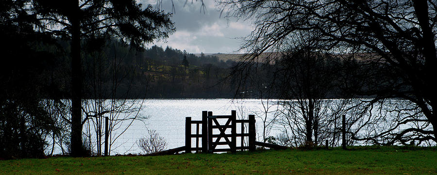 Gate to the Lake Photograph by Helen Jackson
