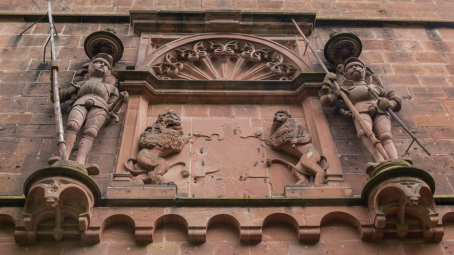 Gate Tower Guards Heidelberg Castle Photograph by Teresa Mucha