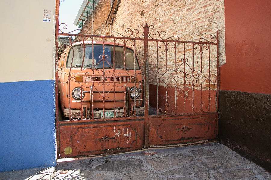 Gated VW Bus Photograph by Jurgen Lorenzen