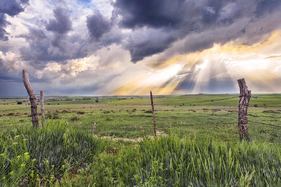 Kansas Landscape Photograph - Gates of Heaven by Jill Van Doren Rolo