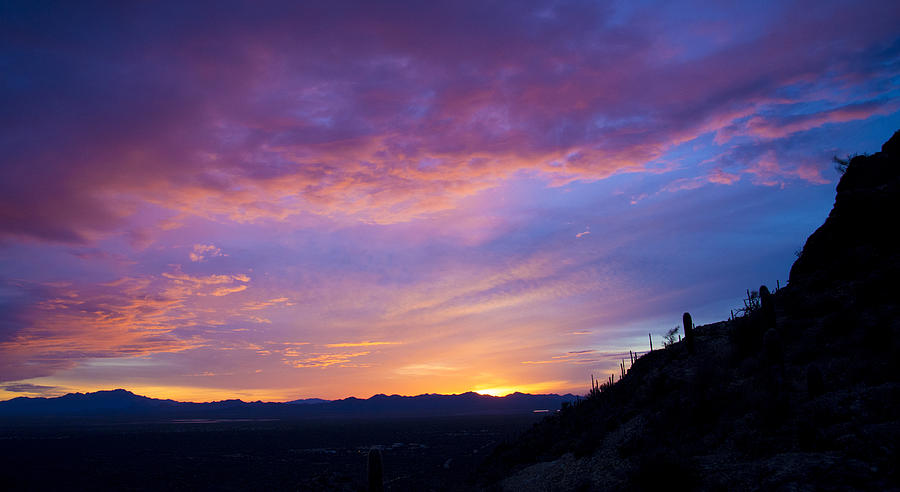 Gates Pass Sunset Photograph By Michael Beech Fine Art America