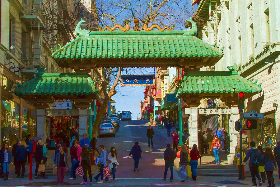 Gates to Chinatown San Francisco Photograph by Bonnie Follett