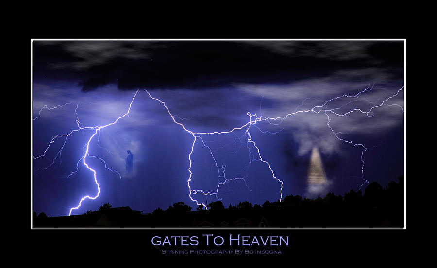 Gates to Heaven Color Poster Photograph by James BO Insogna