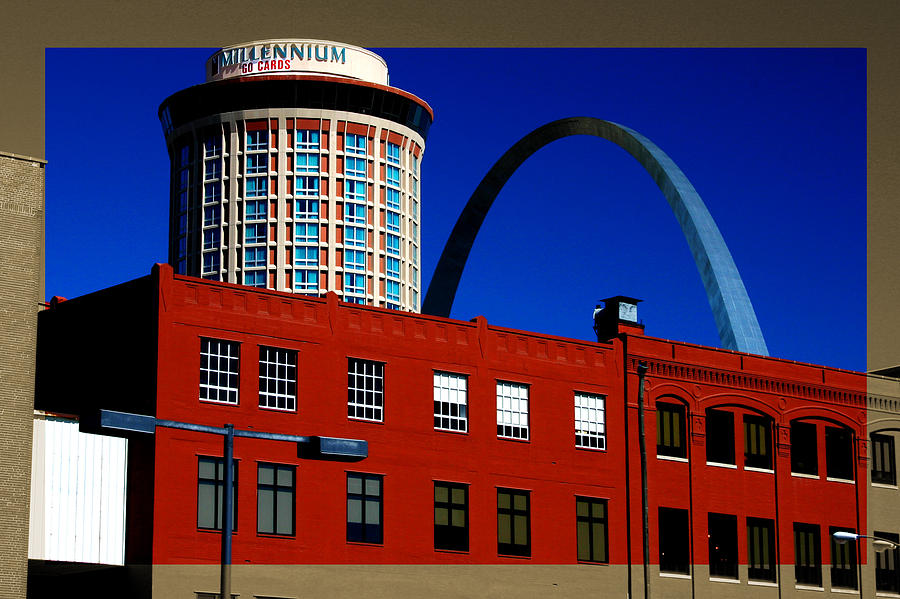 Gateway Arch And Warehouse by Patrick Malon Gateway Arch And Warehouse by Patrick Malon